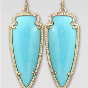 Teal Arrow Kendra Scott Earrings